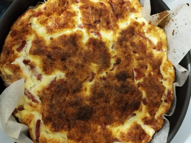 Cliquez pour zoomer ! Quiche sans pâte Thermomix par GuyzmoPoopy