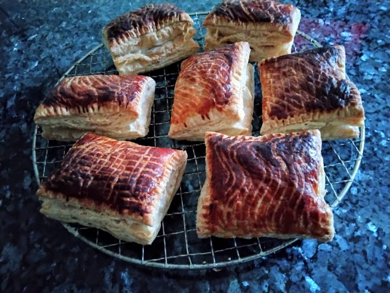 Cliquez pour zoomer ! Chaussons express pommes raisins Thermomix par kiwif