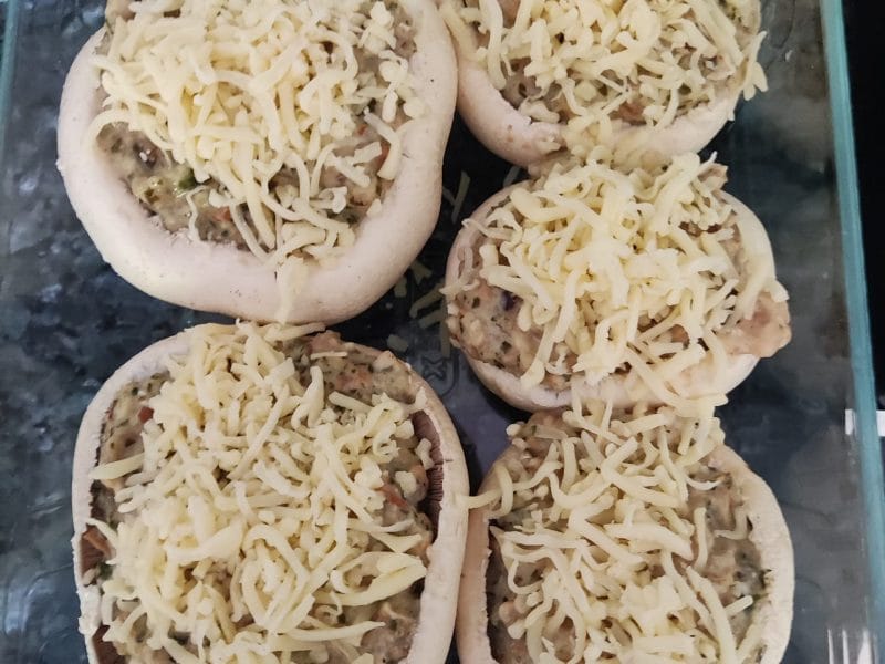 Cliquez pour zoomer ! Champignons farcis Thermomix par kiwif