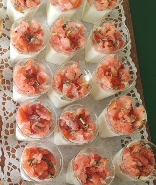 Cliquez pour zoomer ! Mousse d’asperges au saumon fumé Thermomix par kiwif