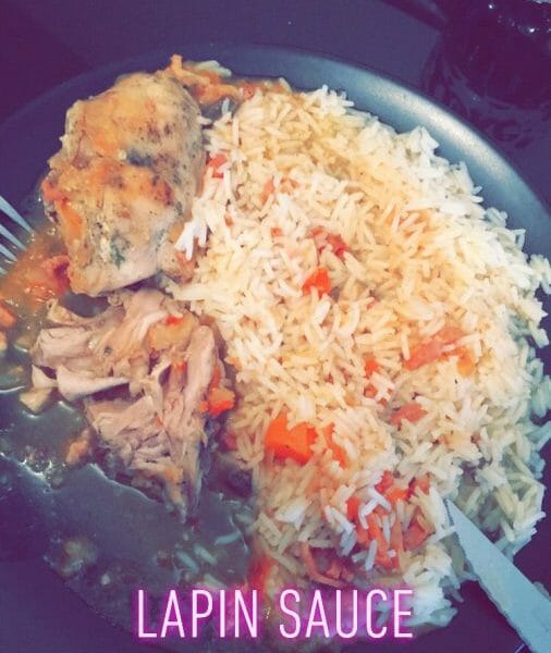 Cliquez pour zoomer ! Lapin sauce chasseur Thermomix par Laura2@