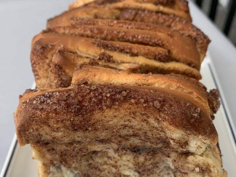 Cliquez pour zoomer ! Brioche à effeuiller à la cannelle Thermomix par Marylinereboul