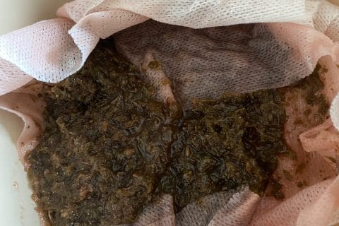 Cliquez pour zoomer ! Sirop de queues de fraises Thermomix par sovive