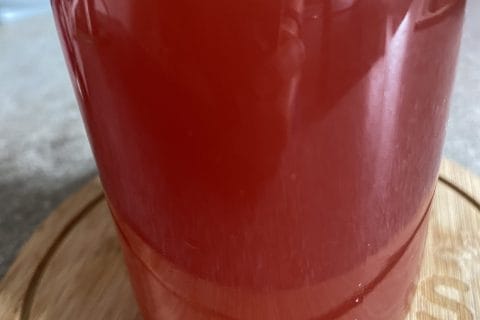 Cliquez pour zoomer ! Sirop de queues de fraises Thermomix par sovive