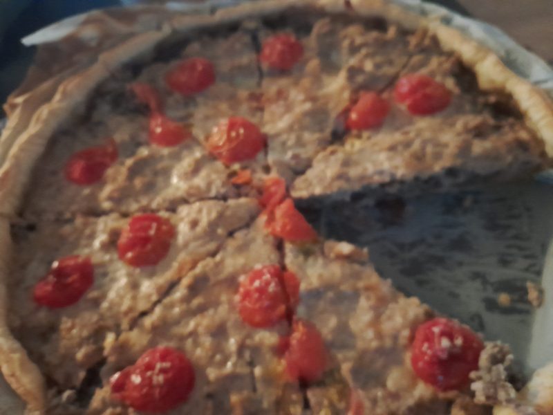 Cliquez pour zoomer ! Quiche thon et aubergines Thermomix par kade26