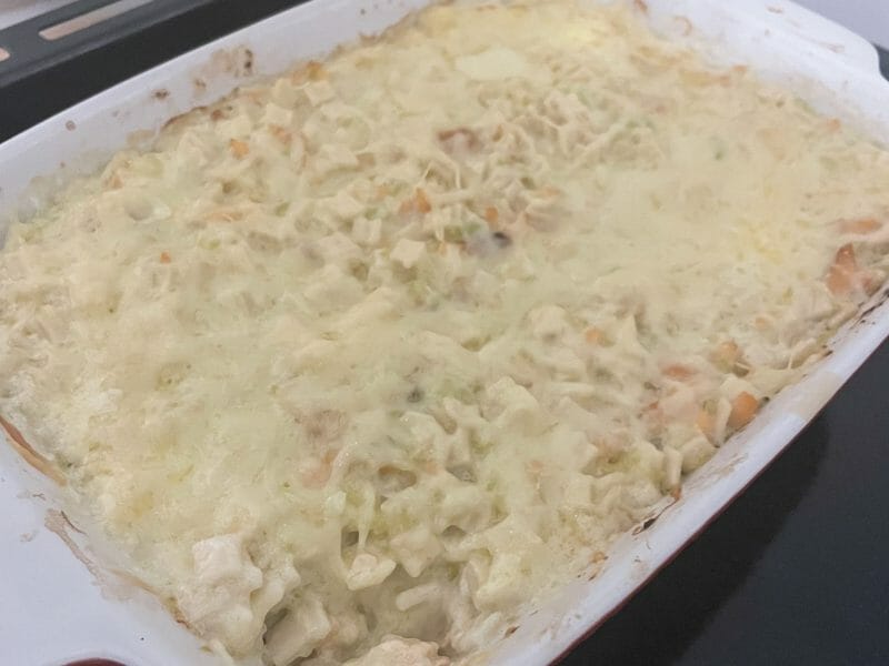 Cliquez pour zoomer ! Gratin de crozets aux courgettes et saumon fumé Thermomix par sonyas