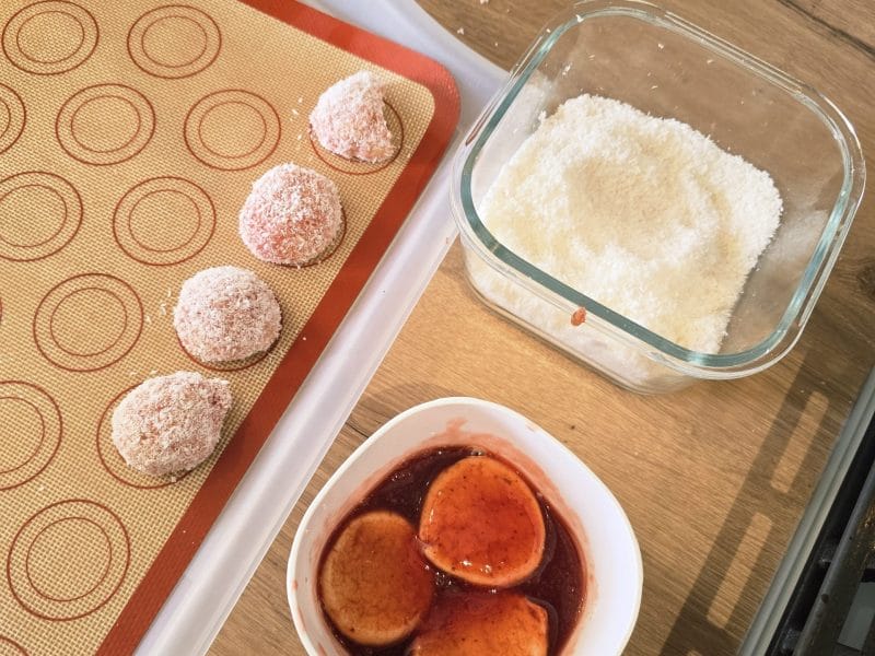 Cliquez pour zoomer ! Boules coco et confiture Thermomix par aurelia_129