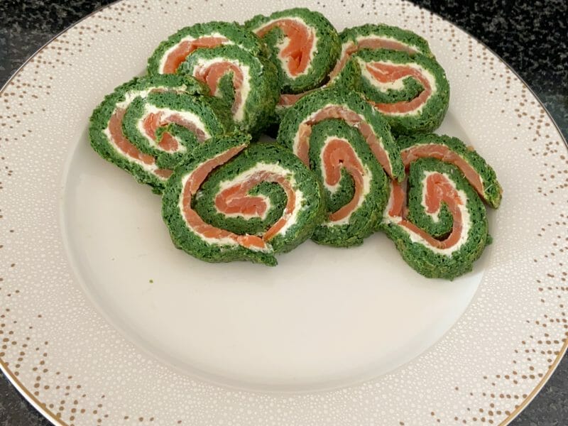 Cliquez pour zoomer ! Roulé aux épinards, saumon et Boursin Thermomix par karen_2702