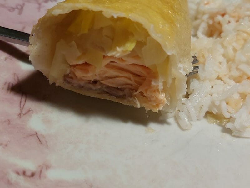 Cliquez pour zoomer ! Brick de saumon et poireaux Thermomix par kasse