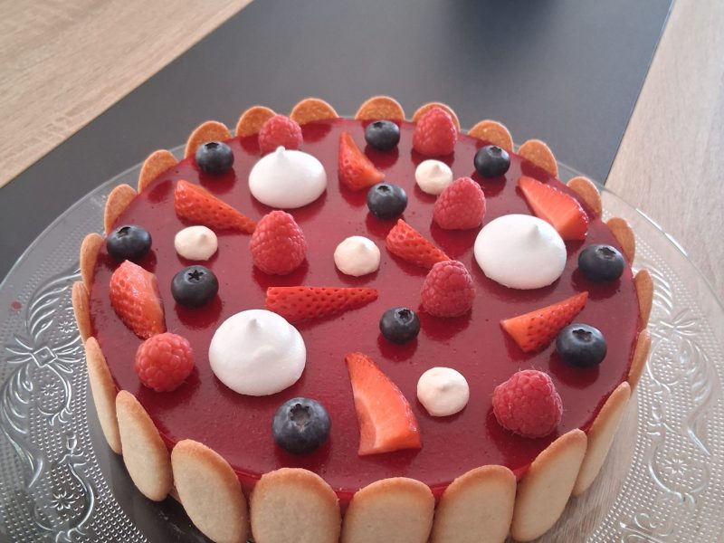 Cliquez pour zoomer ! Bavarois aux framboises Thermomix par Pri_Sci
