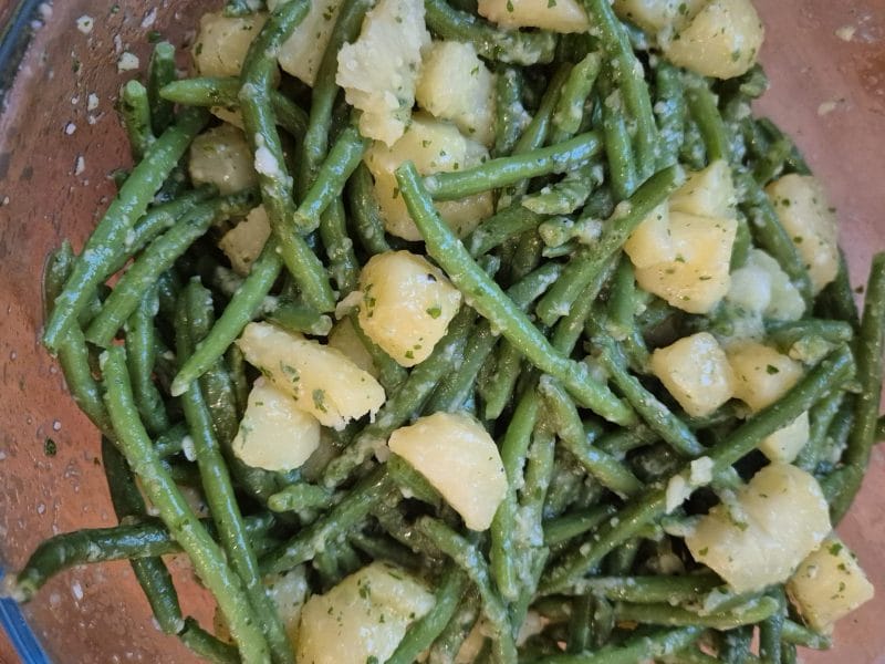 Cliquez pour zoomer ! Pommes de terre et haricots verts à l’ail et au persil Thermomix par Marine67201