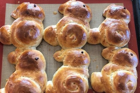 Cliquez pour zoomer ! Brioches lapin de Pâques Thermomix par Marjorie31140