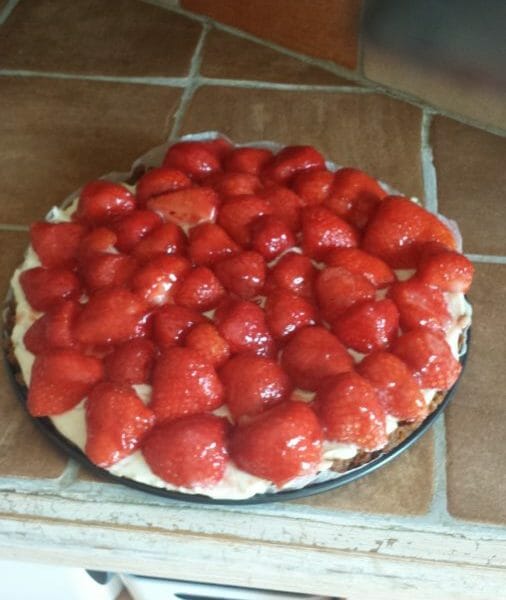 Cliquez pour zoomer ! Tarte aux fraises sans cuisson Thermomix par tataliege