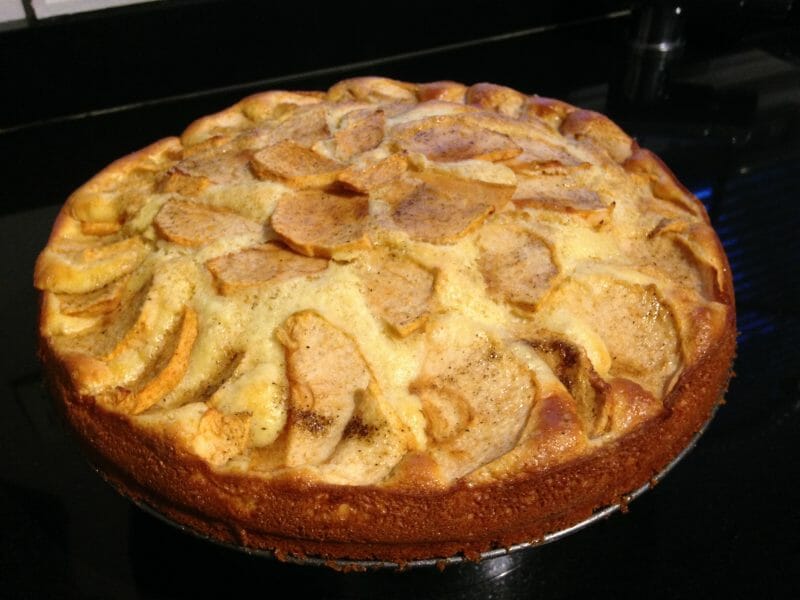 Cliquez pour zoomer ! Gâteau aux pommes et mascarpone Thermomix par Olena