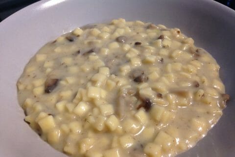 Cliquez pour zoomer ! Risotto de crozets et champignons au Thermomix