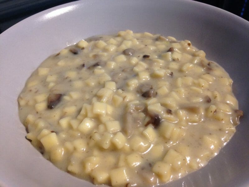 Cliquez pour zoomer ! Risotto de crozets et champignons Thermomix par Olena