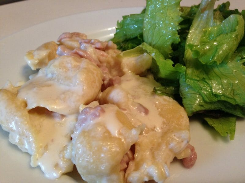 Cliquez pour zoomer ! Knepps à la crème et aux lardons Thermomix par Olena