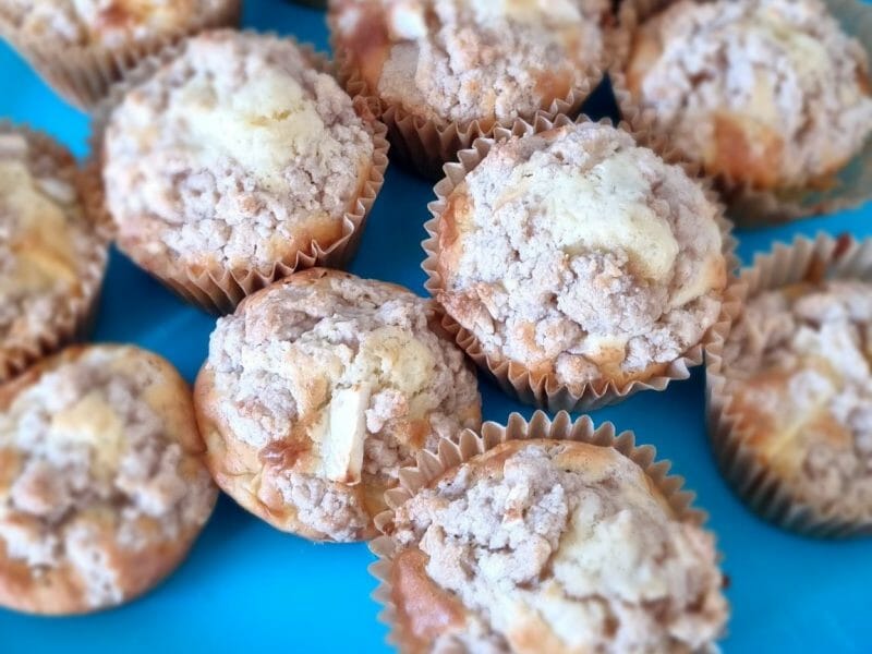 Cliquez pour zoomer ! Muffins aux pommes façon crumble Thermomix par krol-67