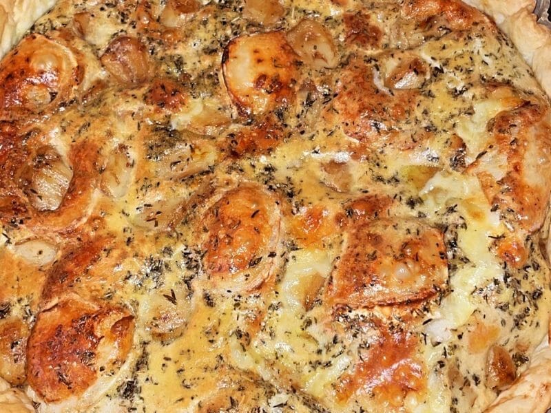Cliquez pour zoomer ! Tarte à l’ail Thermomix par leadqsn