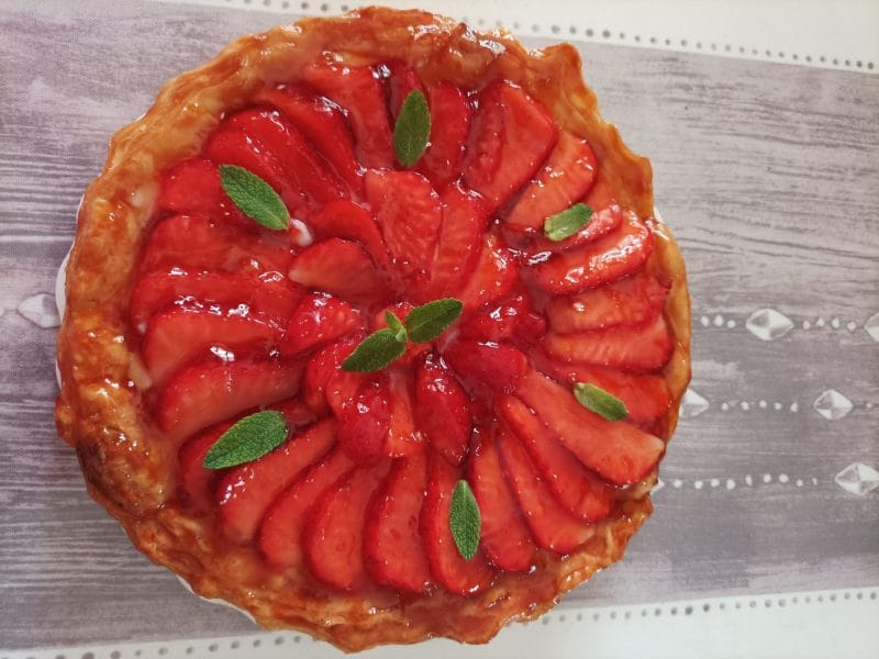 Cliquez pour zoomer ! Tarte aux fraises Thermomix par daceje