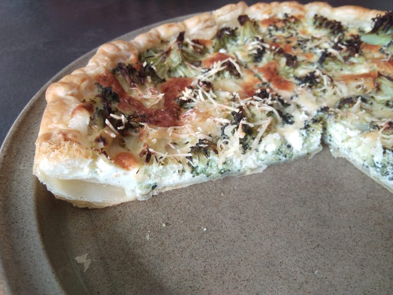 Cliquez pour zoomer ! Tarte aux brocolis et roquefort Thermomix par moie57