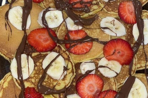 Cliquez pour zoomer ! Pancakes à la banane Thermomix par Mamz’elle’C