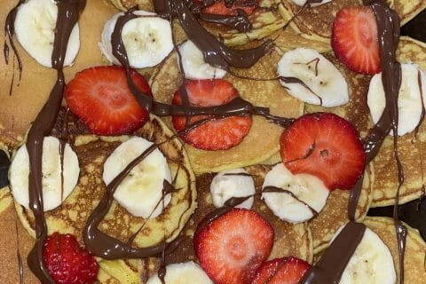 Cliquez pour zoomer ! Pancakes à la banane Thermomix par Mamz’elle’C