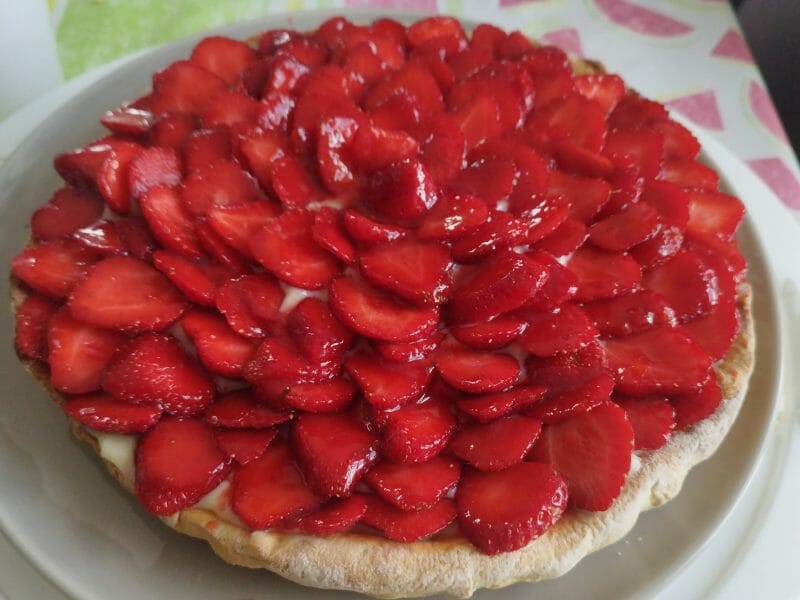 Cliquez pour zoomer ! Tarte aux fraises Thermomix par mamananou