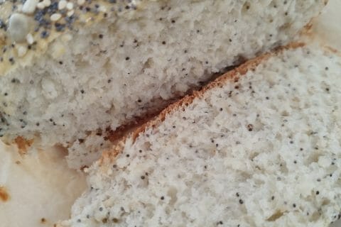 Cliquez pour zoomer ! Pain de mie aux blancs d’oeufs et aux graines de céréales Thermomix par mamananou