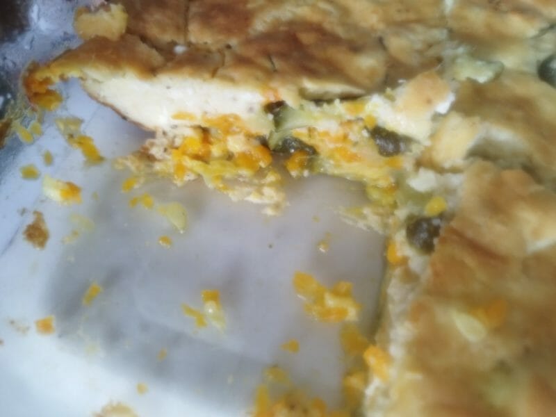 Cliquez pour zoomer ! Clafoutis courgettes et feta Thermomix par mamananou