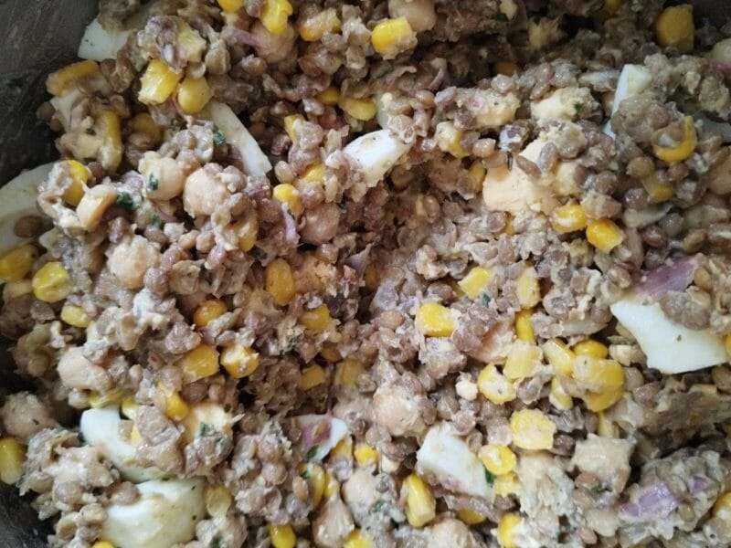 Cliquez pour zoomer ! Salade de lentilles Thermomix par mamananou