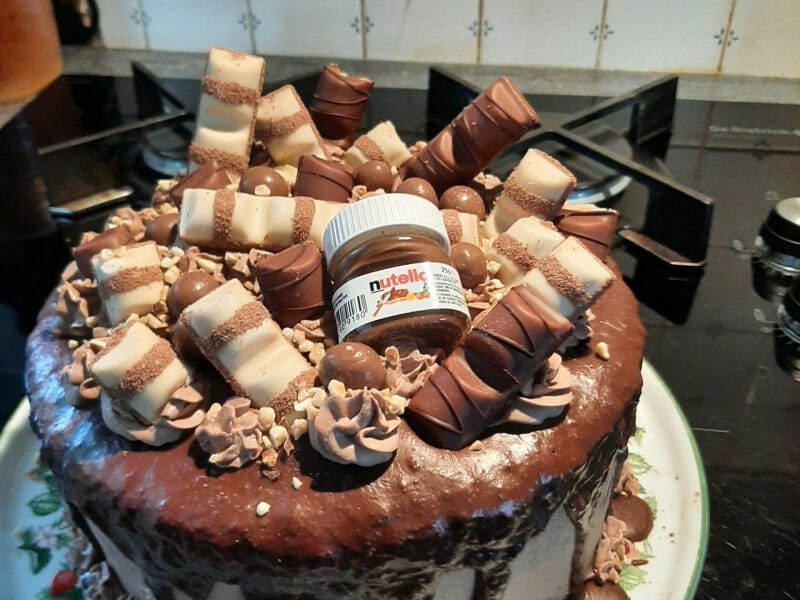 Cliquez pour zoomer ! Layer cake Kinder Bueno Thermomix par mag14140