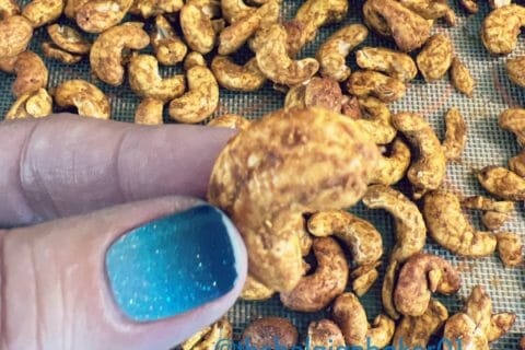 Cliquez pour zoomer ! Noix de cajou grillées au curry Thermomix par Nathinusa