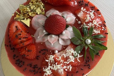Cliquez pour zoomer ! Fraisier Thermomix par laetitia_1156