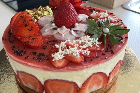Cliquez pour zoomer ! Fraisier Thermomix par laetitia_1156
