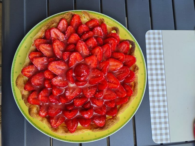 Cliquez pour zoomer ! Tarte aux fraises Thermomix par Dine38460