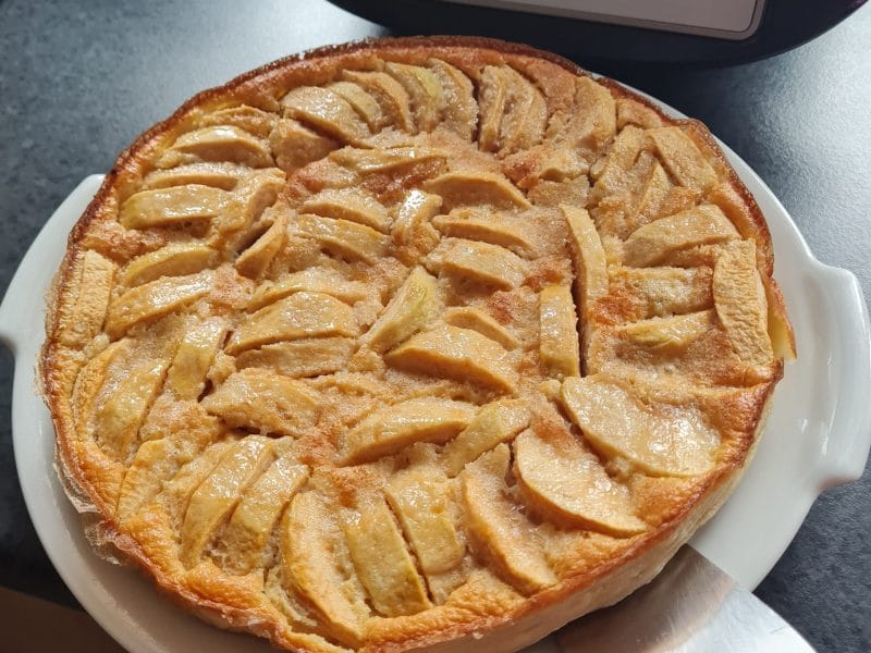 Cliquez pour zoomer ! Flognarde aux pommes Thermomix par Dine38460