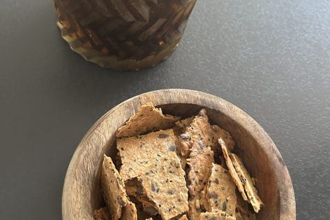 Cliquez pour zoomer ! Crackers salés à l’emmental et aux graines Thermomix par hellodie71
