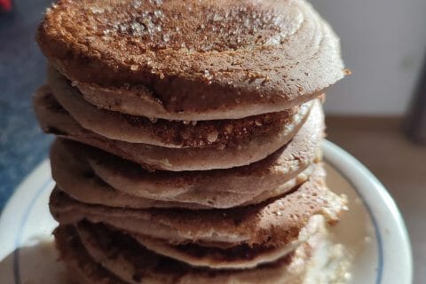 Cliquez pour zoomer ! Pancakes healthy flocons d’avoine et banane Thermomix par anabelle0483