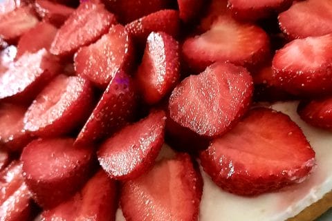 Cliquez pour zoomer ! Tarte aux fraises sans cuisson Thermomix par nathalie-nour
