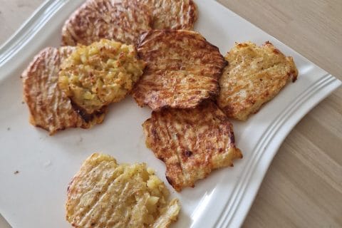 Cliquez pour zoomer ! Galettes de pommes de terre au four Thermomix par sonia_528