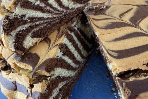 Cliquez pour zoomer ! Gâteau zébré Thermomix par Laurielle