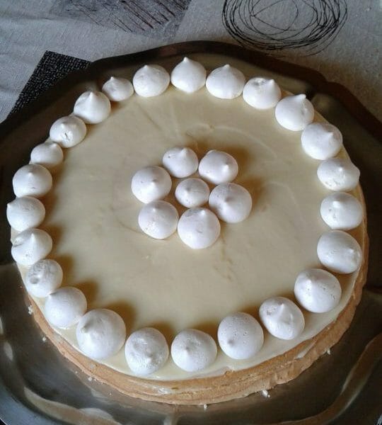 Cliquez pour zoomer ! Bûche au citron meringuée Thermomix par Pascale sans gluten