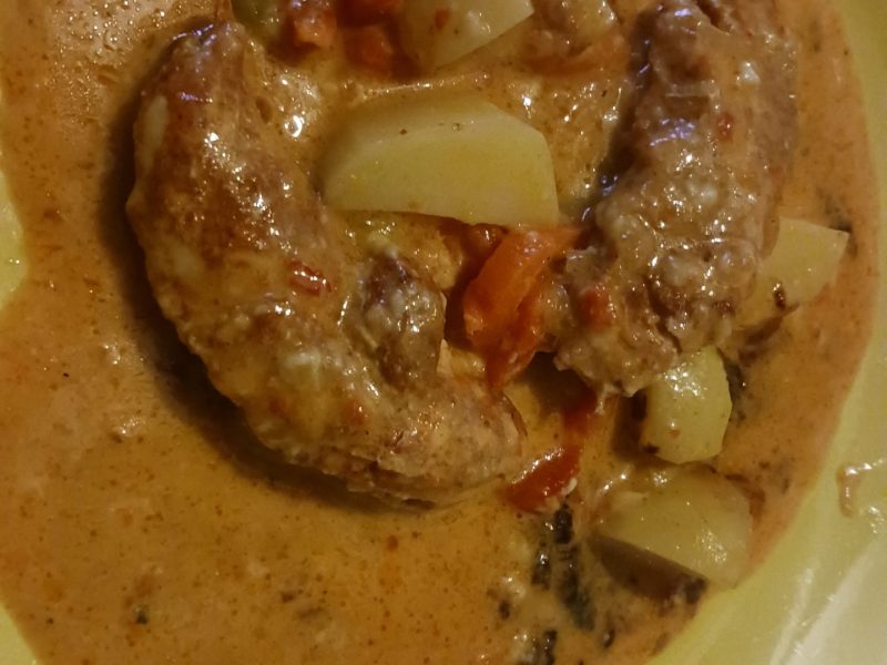 Cliquez pour zoomer ! Poulet à la crème de poivrons Thermomix par caty14