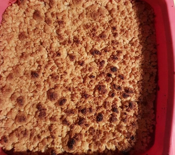 Cliquez pour zoomer ! Crumble aux Pommes Thermomix par Kathy69008