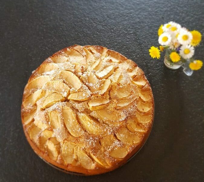 Cliquez pour zoomer ! Gâteau aux pommes et mascarpone Thermomix par Harixa