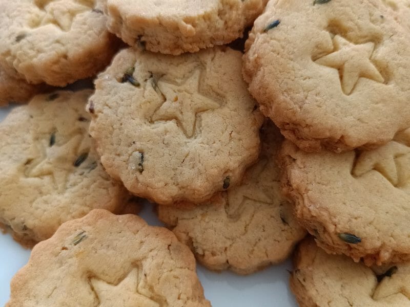 Cliquez pour zoomer ! Cookies à la lavande Thermomix par barkibie