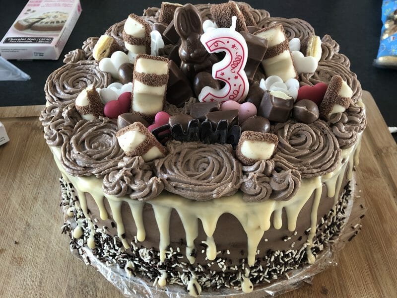 Cliquez pour zoomer ! Layer cake Kinder Bueno Thermomix par Charlotte0903