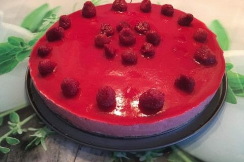 Cliquez pour zoomer ! Bavarois aux framboises Thermomix par Aurelia