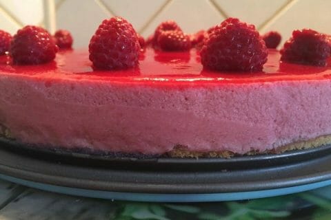 Cliquez pour zoomer ! Bavarois aux framboises Thermomix par Aurelia
